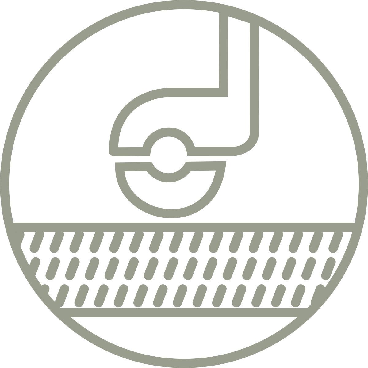 DYWAN Z WYSOKIM RUNEM ALICE ESPRIT - szałwiowy, Konventionell, tkanina (70/140cm) - Esprit