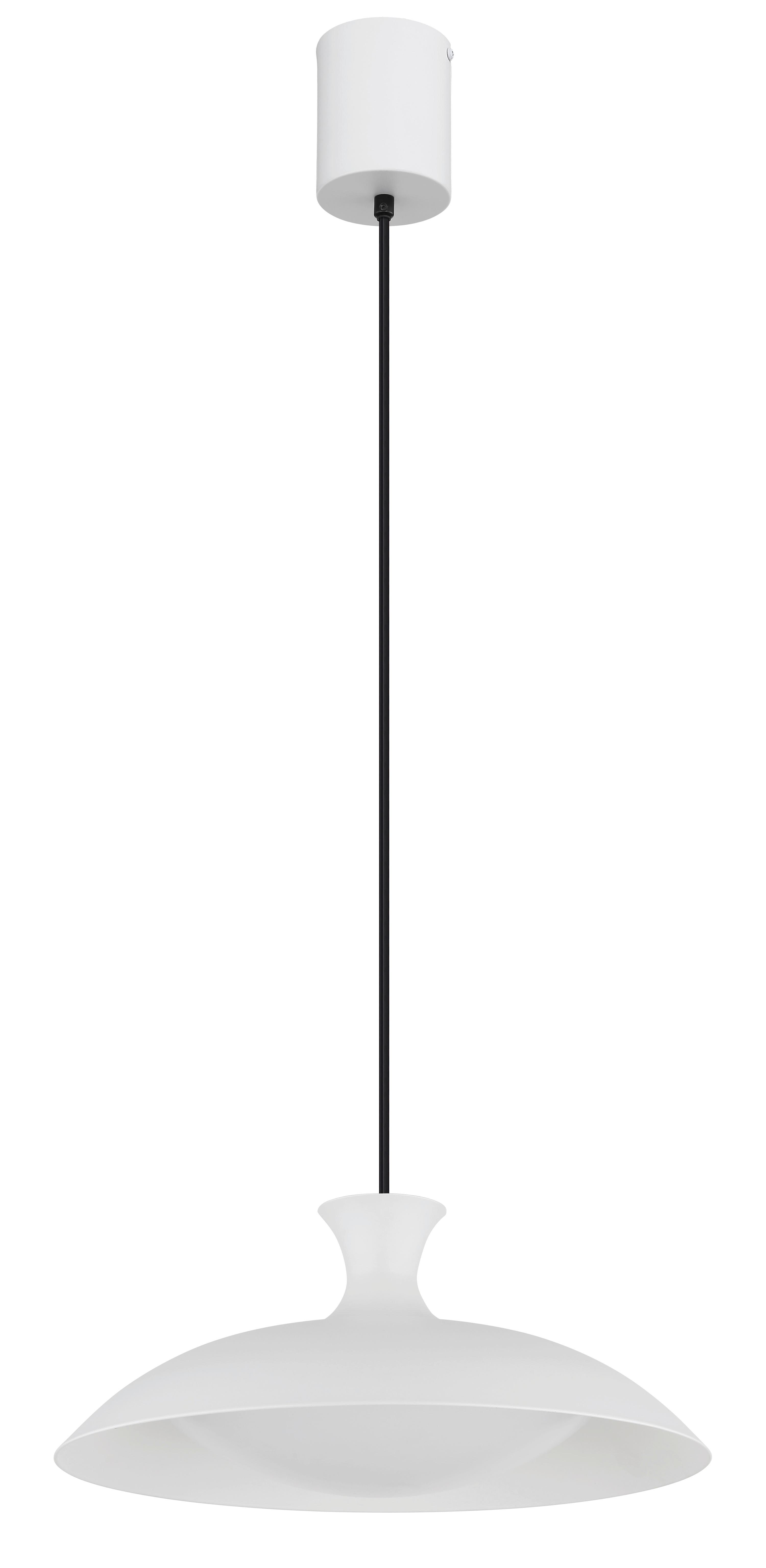 LED-HÄNGELEUCHTE 15781W  ROCHA - Weiss/Opal, Konventionell, Kunststoff/Metall (40/150cm) - Globo