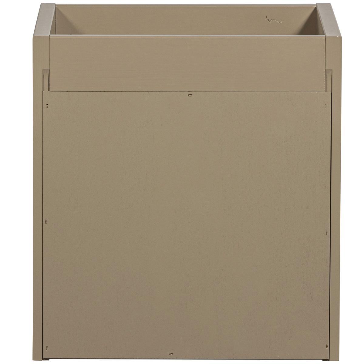 SCHALLPLATTENREGAL Turner Schlammfarben B: 44cm - Schlammfarben, Design, Holz (44/47/44cm) - Livetastic