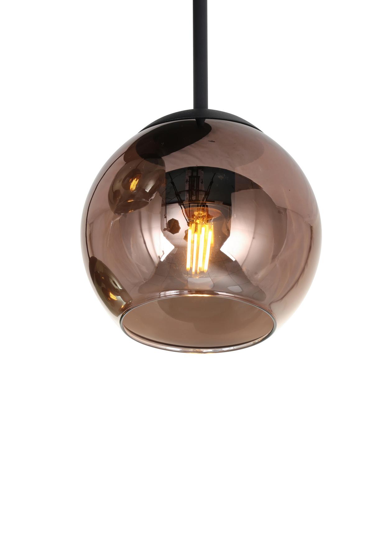 LAMPA WISZĄCA MAIRA - zielony/czerwony, Trend, metal/szkło (34,5/40,5cm) - Novel