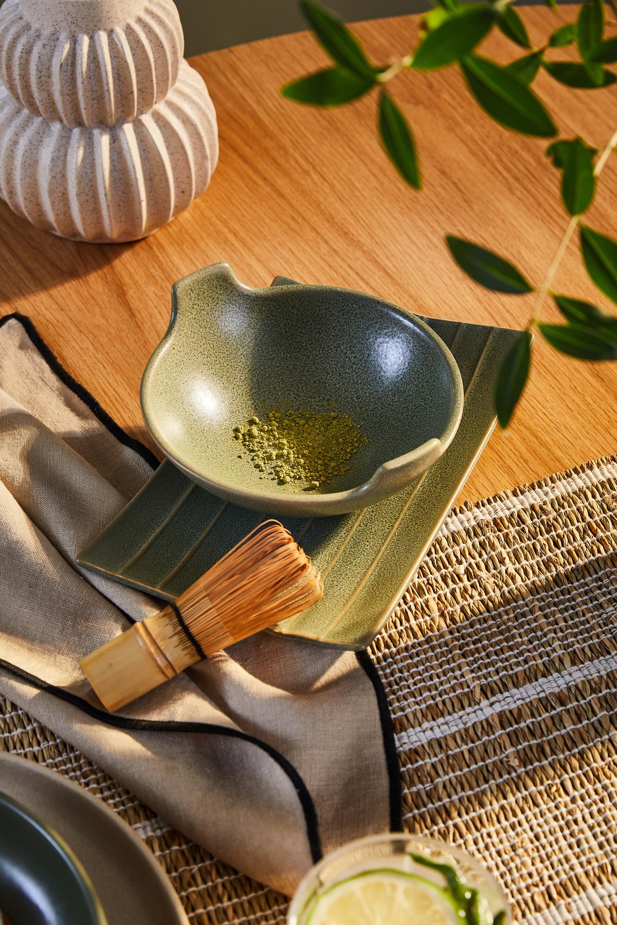 Set Podstavkov Street Banana Leaf, 2-Delni - zelena, Basics, keramika (15/24cm) - Creatable