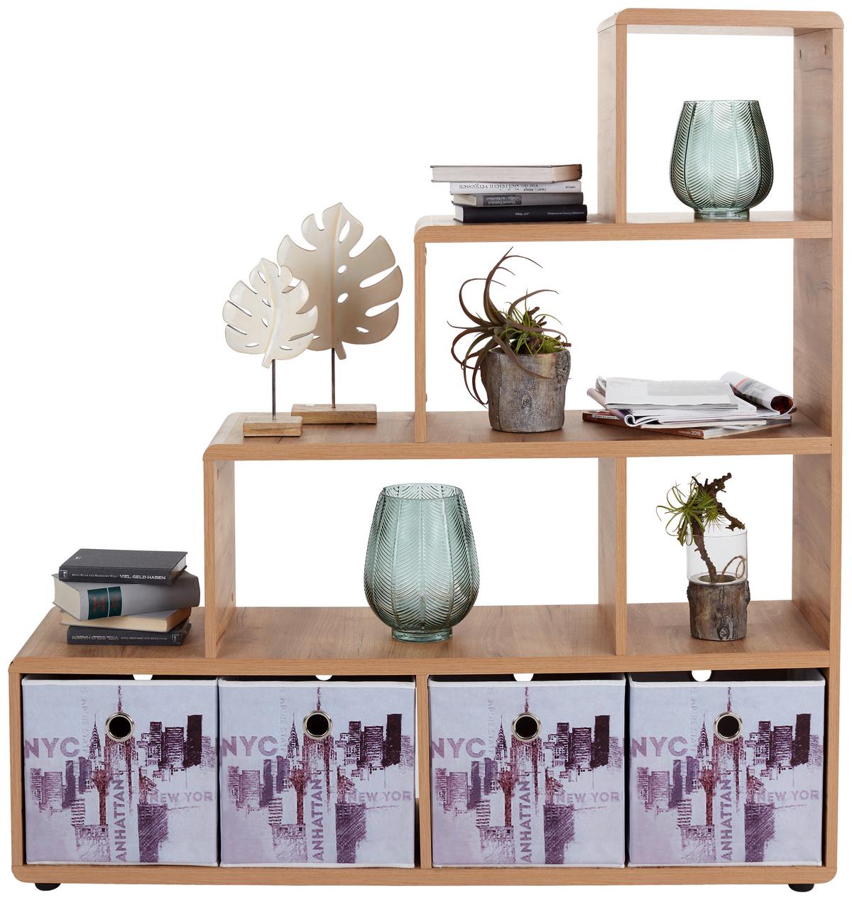 Etajeră Fontana FTR01 - stejar Artisan, Modern (138,5/148/35cm) - Modern Living