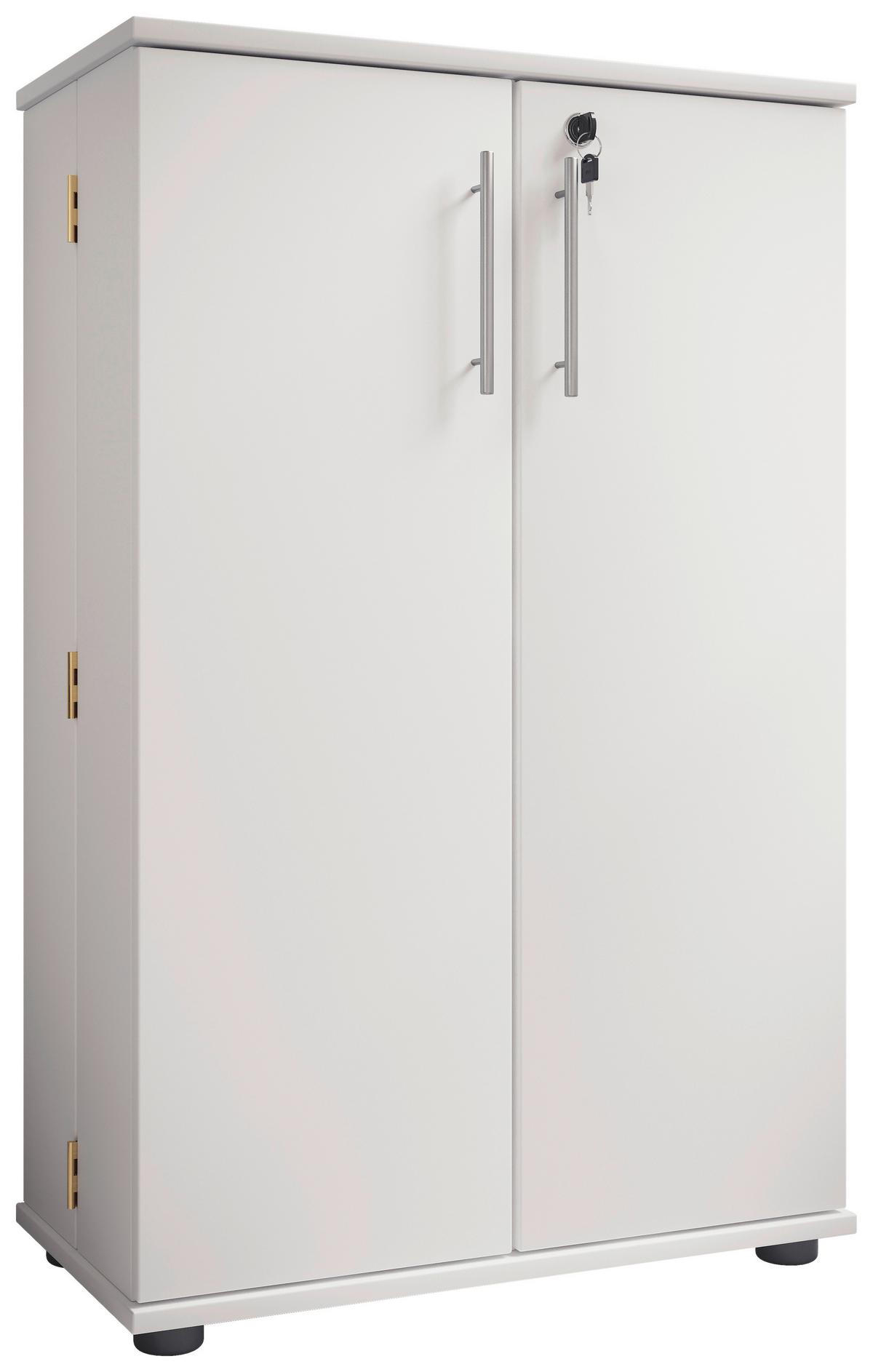 CD-REGAL ENGALO XL - Weiss/Schwarz, Design, Holzwerkstoff/Kunststoff (60/93/31cm) - MID.YOU