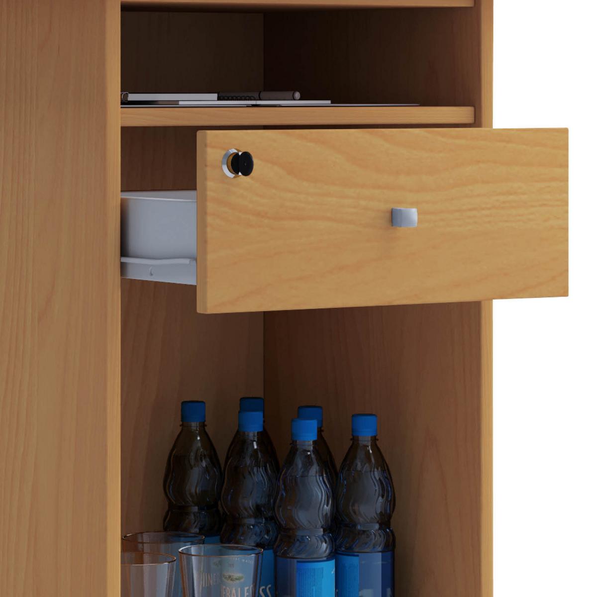 Stoječi Pult Neta, Bukev - barve bukve, Moderno, leseni material (60/50/108,3cm) - MID.YOU