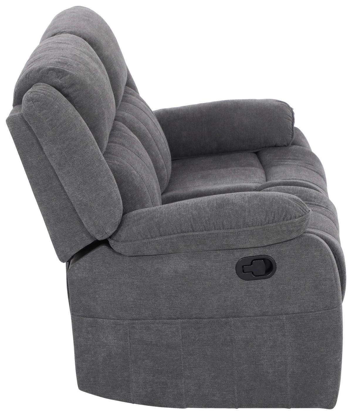 Dvosed Chester, Siva - siva/črna, Basics, umetna masa/tekstil (153/101/90cm) - P & B