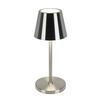 PORTABEL LAMPA MUSI - vit/nickelfärgad, Modern, metall/plast (12/30cm) - Mömax
