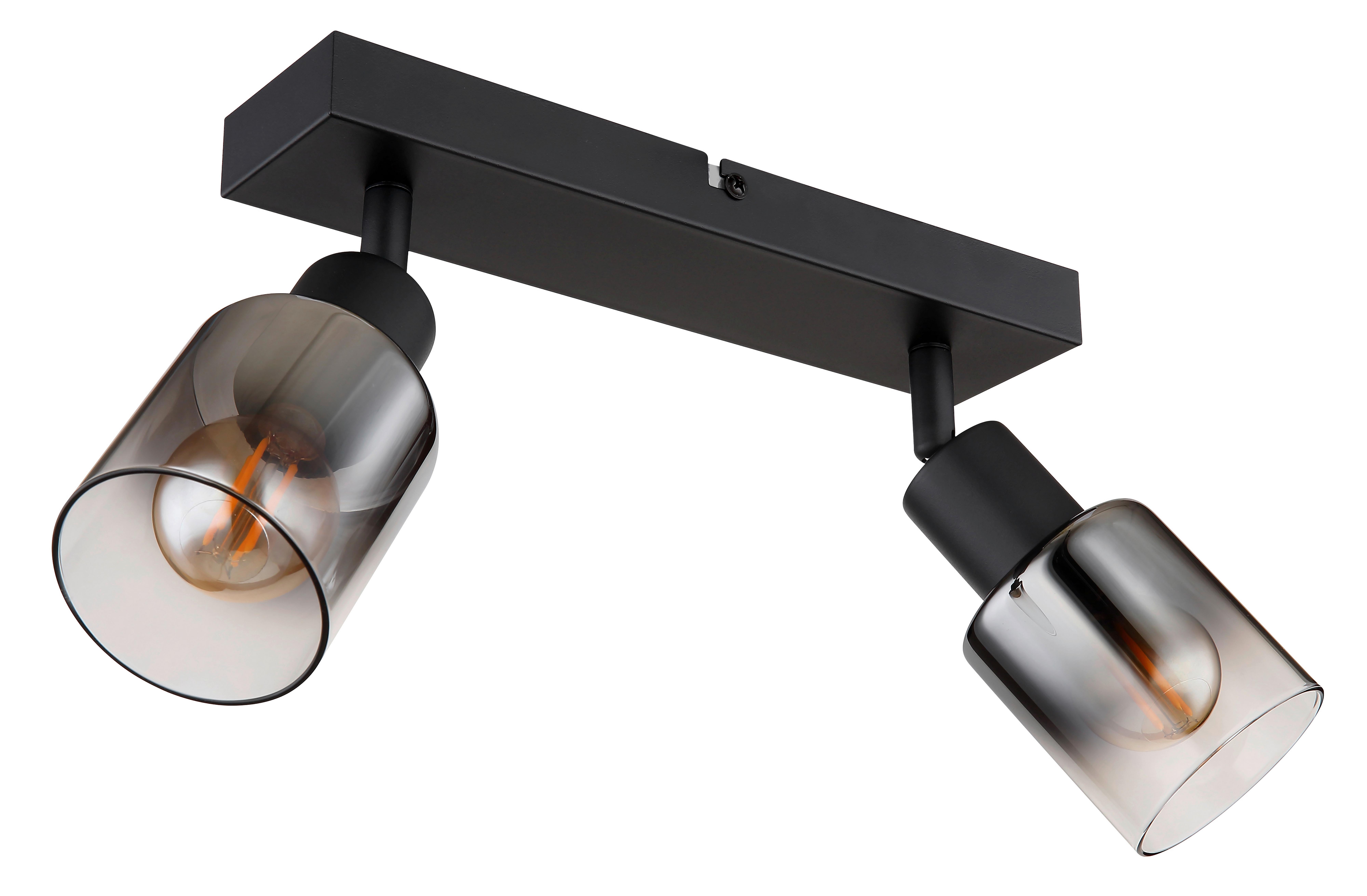 SPOTLIGHT RUDIO - svart, Modern, metall/glas (26/7/14cm) - Mömax