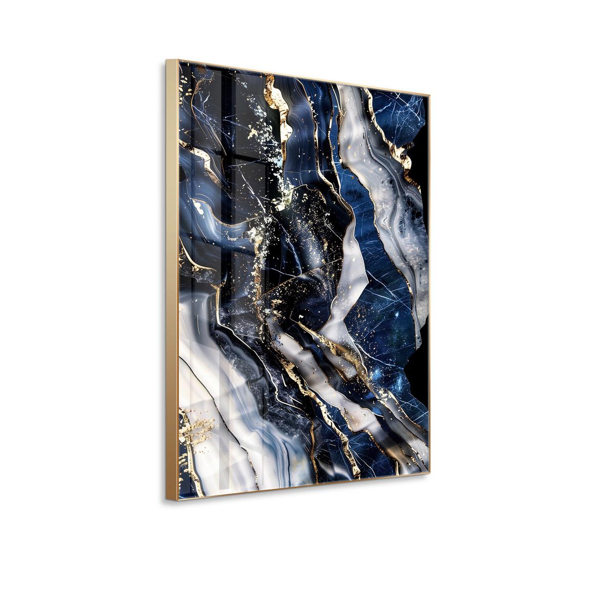 Glasbild Multicolor ca. 80x120cm - Multicolor, Basics, Glas/Holz (80/120cm)