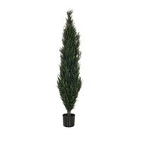 Umetna Rastlina Cedrus - črna/zelena, Basics, umetna masa (35/152/35cm) - MID.YOU
