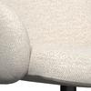 STOL MED ARMSTÖD JOSEA - svart/cremefärgad, Modern, metall/trä (64/85/63cm) - Bessagi Home
