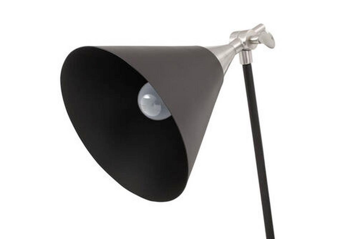 Stehleuchte Nt27h-Siv - Goldfarben/Schwarz, Design, Kunststoff/Stein (23/76/32cm) - Kayoom