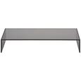 TV-Aufsatz Glas - Dunkelgrau, Glas (80/14/40cm) - Mömax modern living TV-Aufsatz Glas - Dunkelgrau, Glas (80/14/40cm) - Mömax modern living