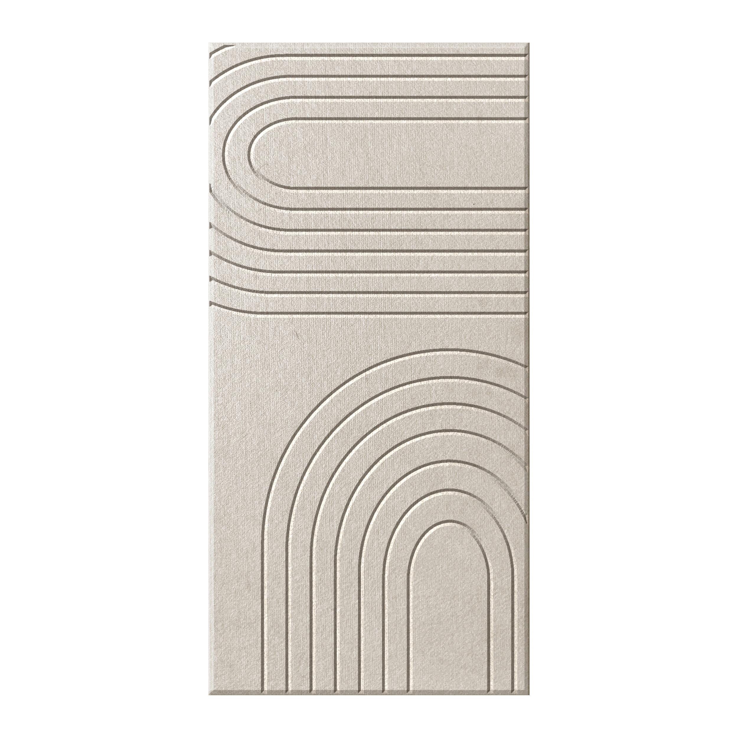 Akustikpaneel Milena Beige ca. 30x60cm - Beige, Textil (30/60cm) - Premium Living