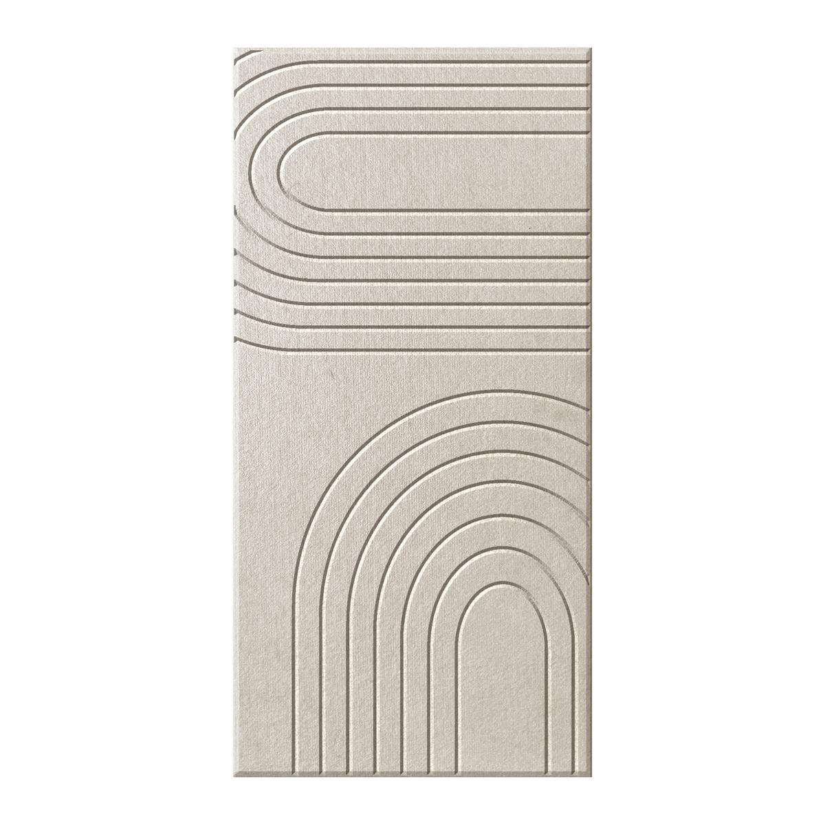 Akustikpaneel Milena Beige ca. 30x60cm - Beige, Textil (30/60cm) - Premium Living