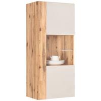 Viseča Vitrina Henry, Siva, Naravna Barva - siva/naravne barve, Moderno, umetna masa/steklo (50/115/35cm) - Mömax