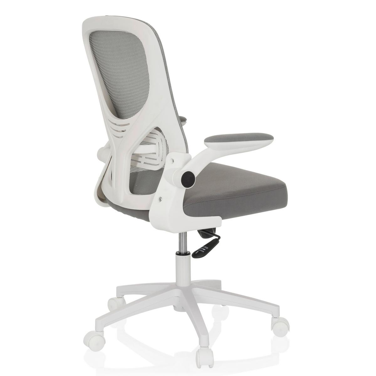 Drehstuhl Belio W Grau/Weiß - Grauweiß/Weiß, MODERN, Kunststoff/Textil (60/95-105/54cm) - MID.YOU