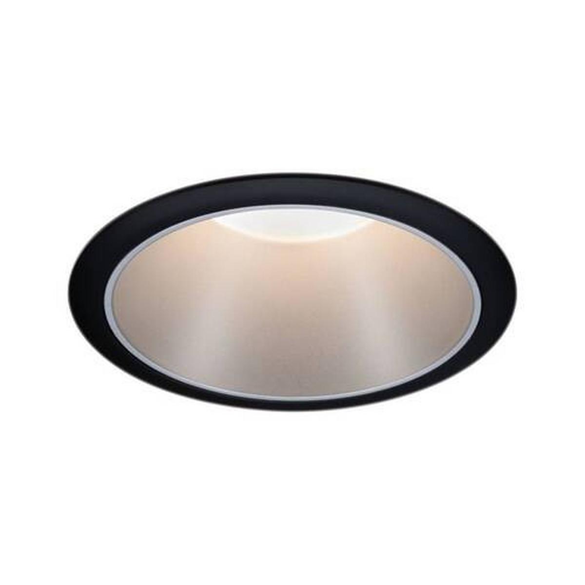 LED-Spot Cole Schwarz/Silberfarben max. 6 W - Silberfarben/Schwarz, Design, Kunststoff/Metall (8,8cm) - Paulmann