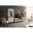 TV-Element Weiß/Eiche - Eichefarben/Weiß, LIFESTYLE, Holz/Holzwerkstoff (180/61/45cm) - Mömax modern living TV-Element Weiß/Eiche - Eichefarben/Weiß, LIFESTYLE, Holz/Holzwerkstoff (180/61/45cm) - Mömax modern living