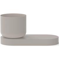 ÜBERTOPF LIO - Taupe, Metall (27/13/12cm) - Mömax