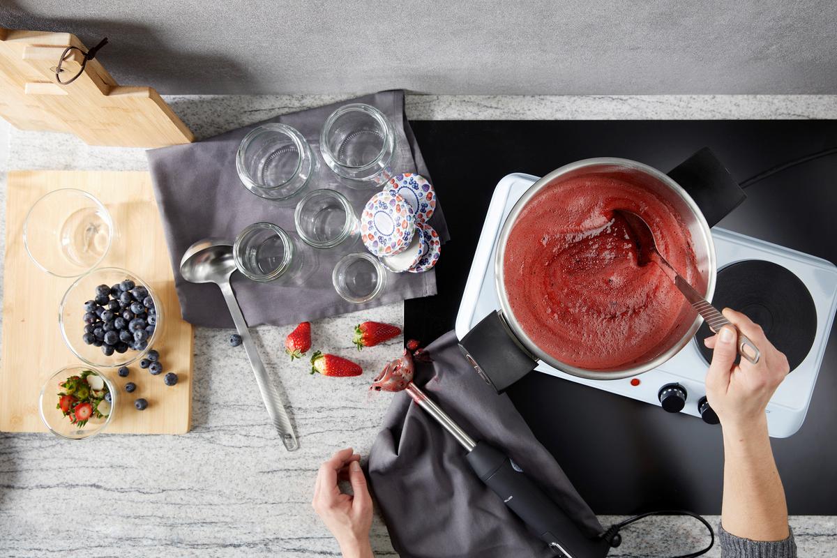 Befőttesüvegszett Basic - Konventionell, üveg/fém (29/19/14cm)