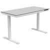 SKRIVBORD HARRY - vit, Modern, metall/trämaterial (120/72-120/60cm) - Mömax