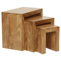 Set Miz Mumbai - barve akacije, Design, les (50/30/45cm) - MID.YOU