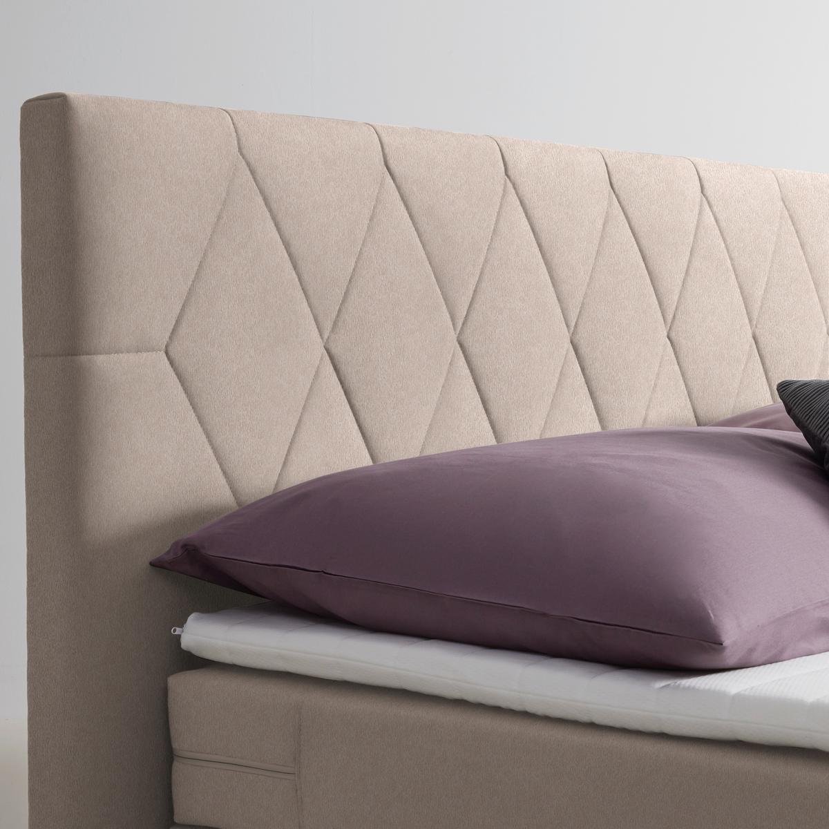 Boxspringbett Josie B Cappuccino ca. 160x200cm - Schwarz/Cappuccino, KONVENTIONELL, Holz/Holzwerkstoff (160/200cm) - Mömax