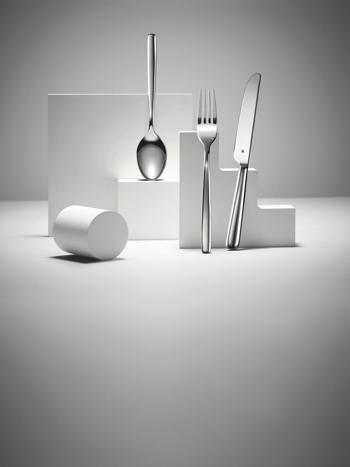 ZESTAW SZTUĆCÓW 12 7291 6040 PALMA WMF - kolor stalowy, Design, metal - WMF