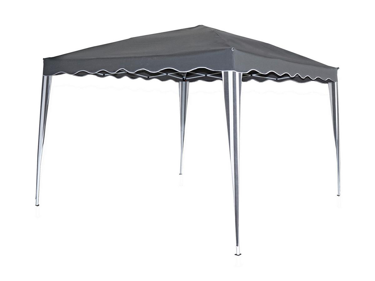 Pavillon Ganges Grau/Weiß - Basics (295/260/295cm) - Gardenson