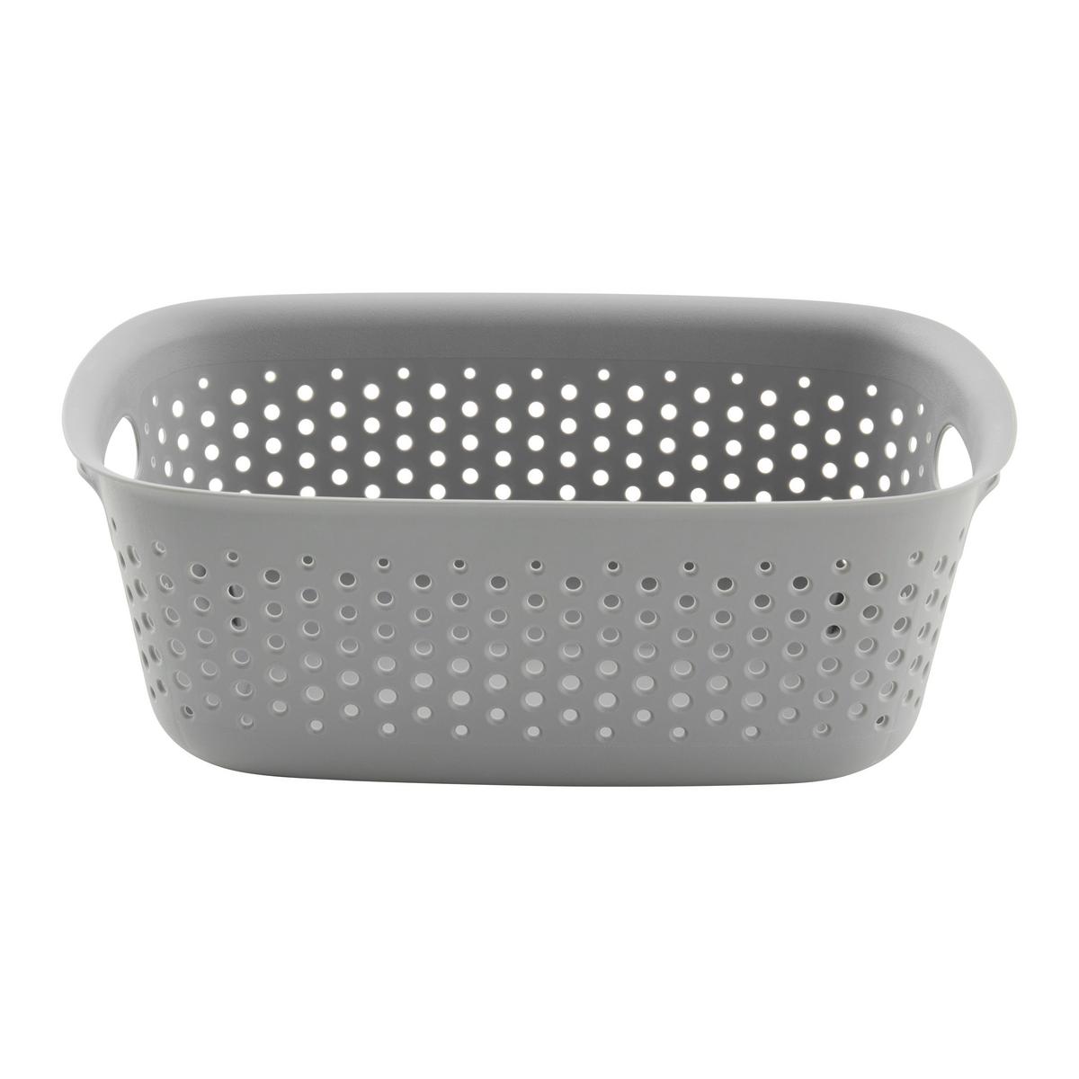 Coșuleț pentru depozitare Maja - cca. 3,5L - gri, Modern, plastic (28/19,5/10,5cm) - Mömax