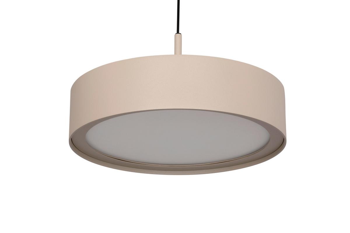LAMPA WISZĄCA LED BELLEVUE *DK* - kolor piaskowy, Design, metal (46.5/180cm) - Dieter Knoll