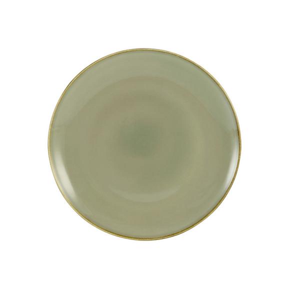 Farfurie Întinsă Linen - taupe, ceramică (28/28/3cm) - Premium Living