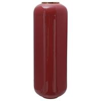 Bodenvase Art Deco Goldfarben/Koralle - Koralle/Goldfarben, Trend, Metall (24/69cm) - Kayoom