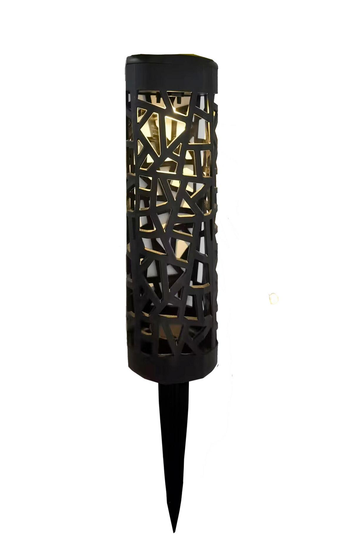 Lampă solară KÖRM - negru, Trend, plastic (6/33cm) - Modern Living