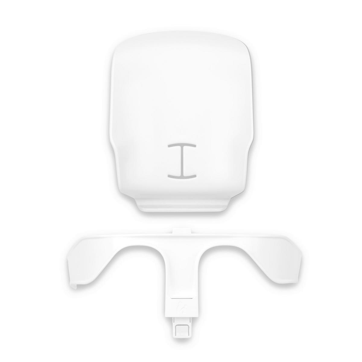 SIEDZISKO DO WYSOKIEGO KRZESŁ HIGHCHAIR BABY SEAT - biały, Basics, tworzywo sztuczne (32,5/32/34,5cm) - Hauck