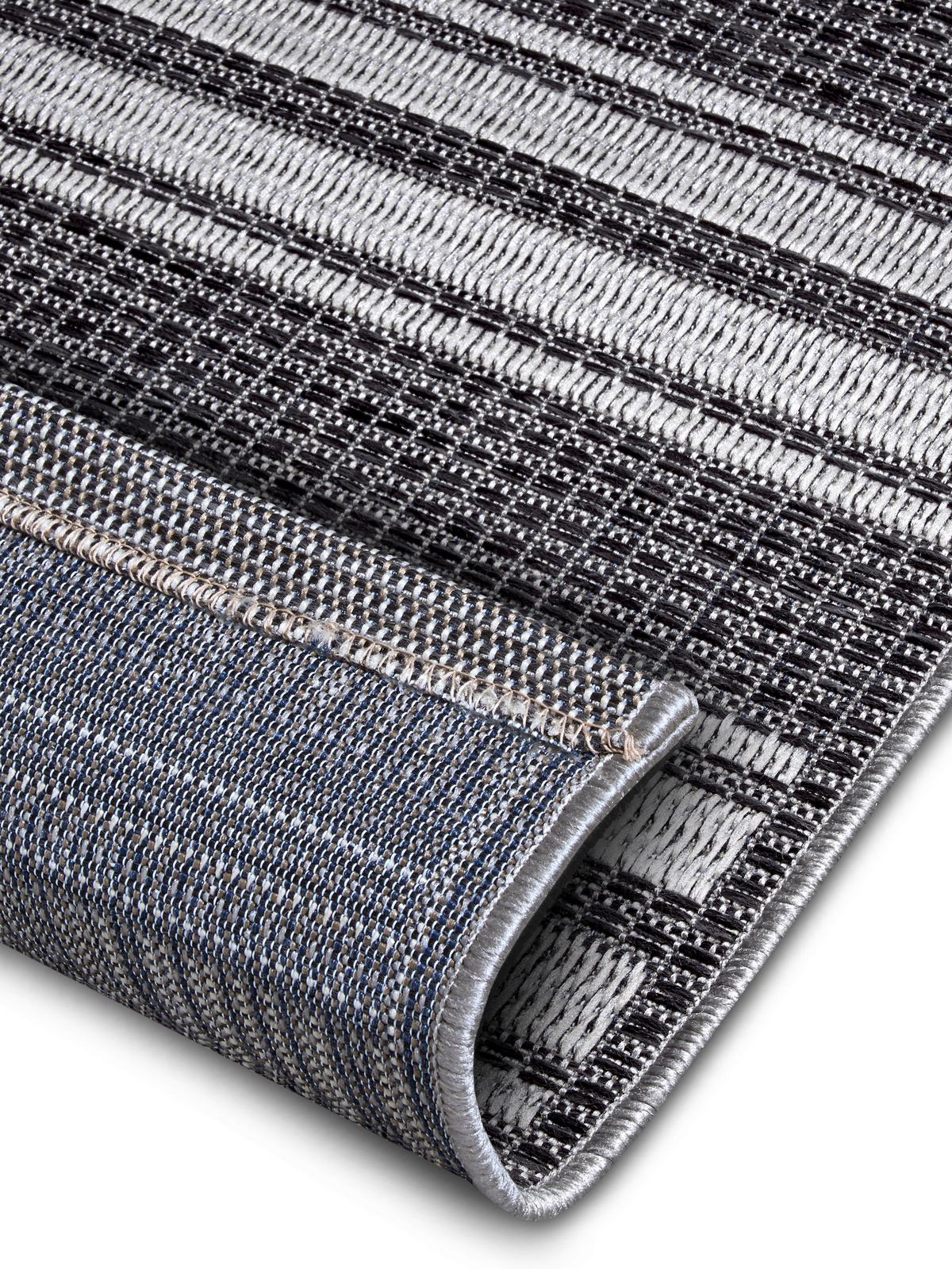 Outdoorteppich Temu Grau/Beige ca. 63x120cm - Beige/Grau, Design, Kunststoff (63/120cm)