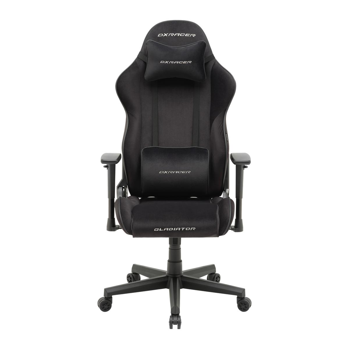 Gamingstuhl Gladiator Schwarz - Schwarz, Modern, Kunststoff/Textil (70/126/70cm) - Dxracer
