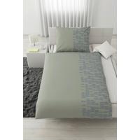 Posteljina 140x200cm 60x80cm Brush Strokes - siva, tekstil (140/200cm) - Modern Living