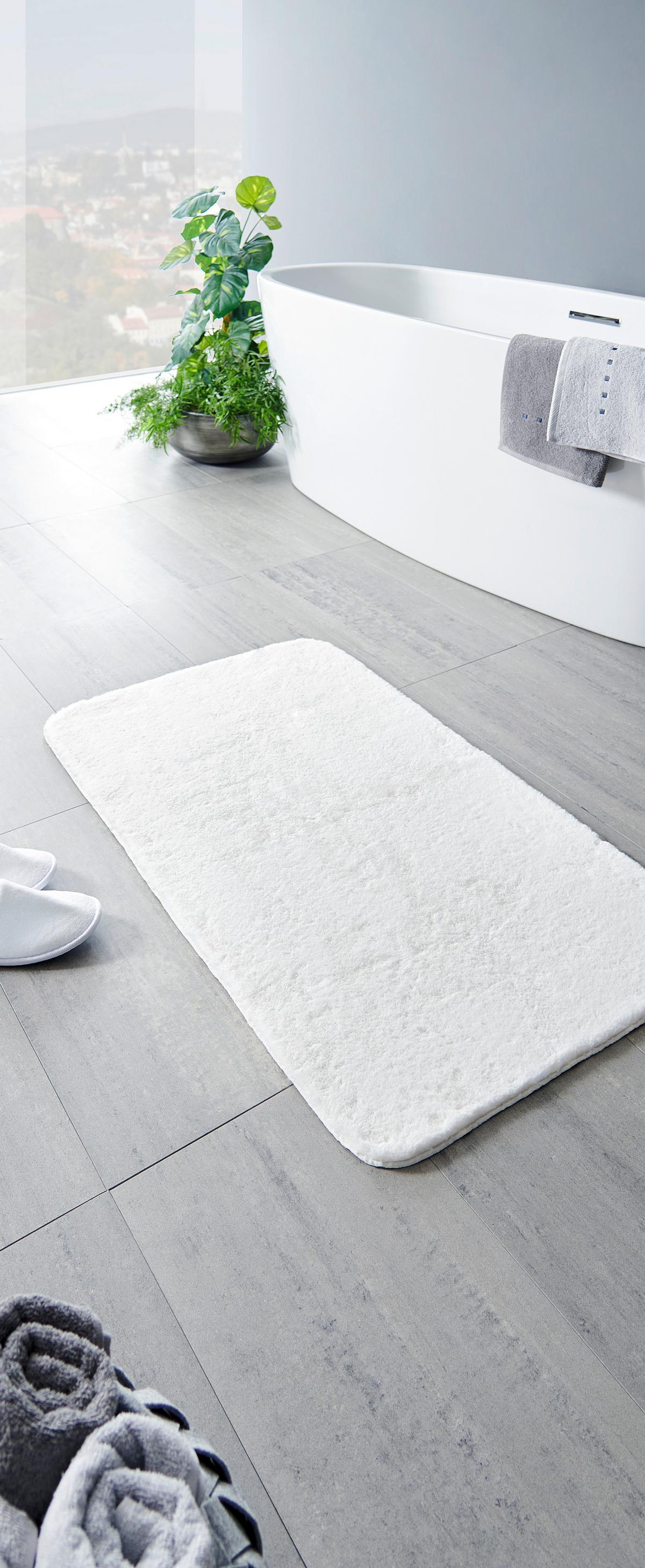 Kopalniška Preproga Robert - bela, Moderno, tekstil (60/100cm) - Premium Living