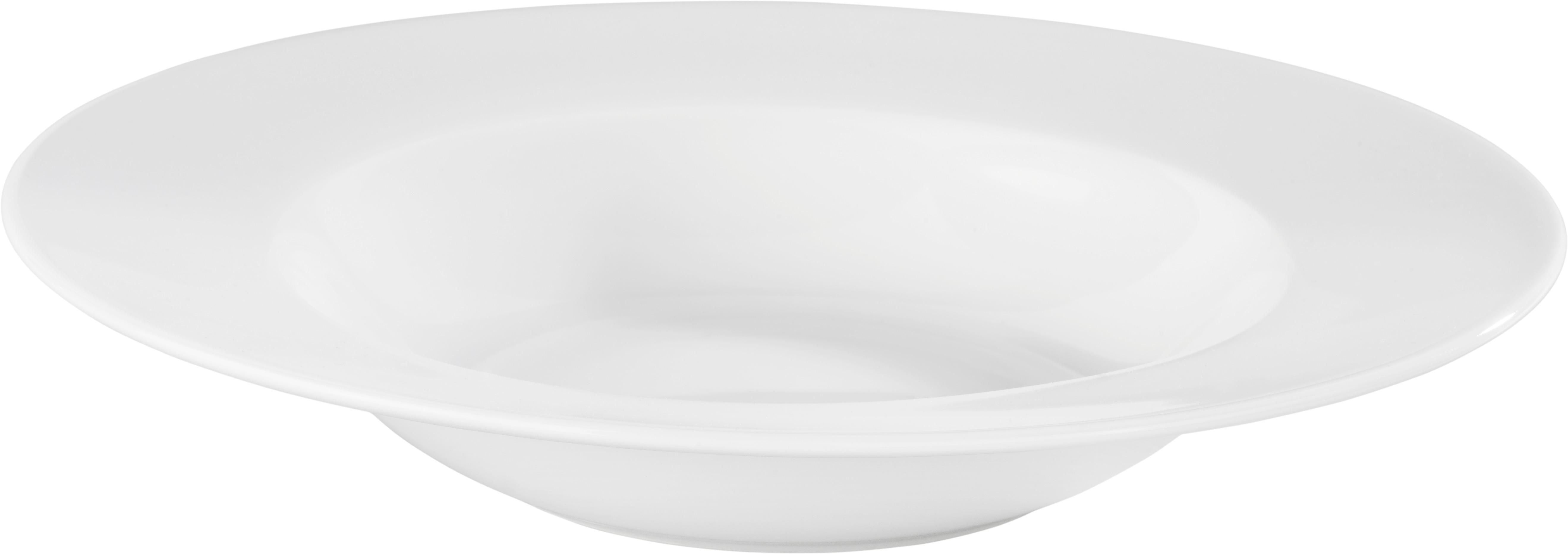 Suppenteller Adria aus Keramik Ø ca. 21,5cm - Weiß, KONVENTIONELL, Keramik (21,5cm) - Modern Living