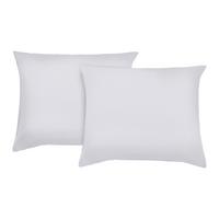 Kissenhüllen-Set Basic Weiß ca. 80x80cm, 2 Stk. - Weiß, MODERN, Textil (80/80cm) - Modern Living