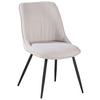 Stuhl Nova Beige - Beige/Schwarz, MODERN, Textil/Metall (51/85/61cm) - Premium Living