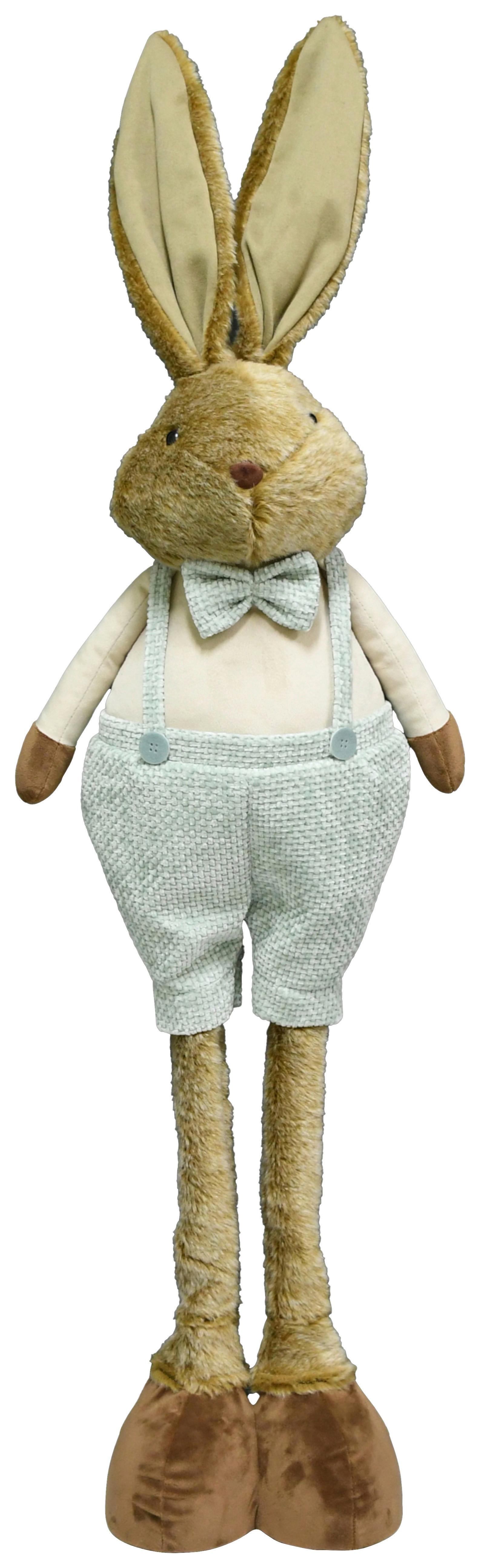 Osterhase Bunny Mintgrün/Braun - Beige/Braun, Kunststoff/Textil (28/85-115/20cm) - Mömax