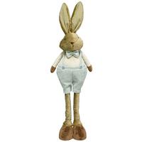 Osterhase Bunny Mintgrün/Braun - Beige/Braun, Kunststoff/Textil (28/85-115/20cm) - Mömax