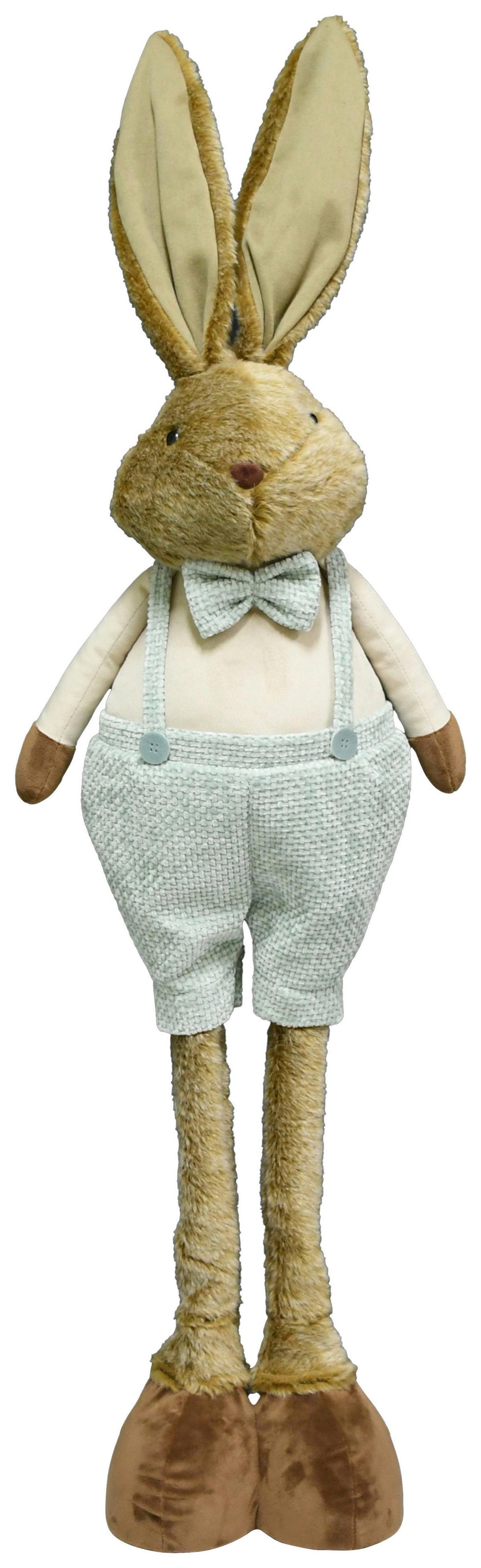 Osterhase Bunny Mintgrün/Braun - Beige/Braun, Kunststoff/Textil (28/85-115/20cm) - Mömax