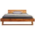 Bett Buchefarben 180x200cm - Buchefarben, Natur, Holz (199/83/222cm) - Premium Living