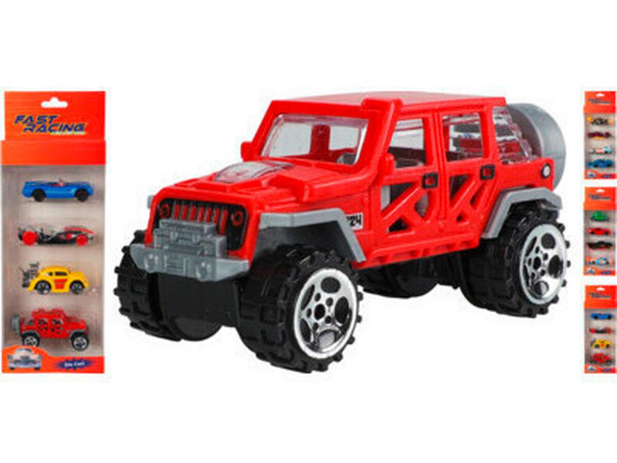 Játékautó Fast Racing - műanyag (7cm)