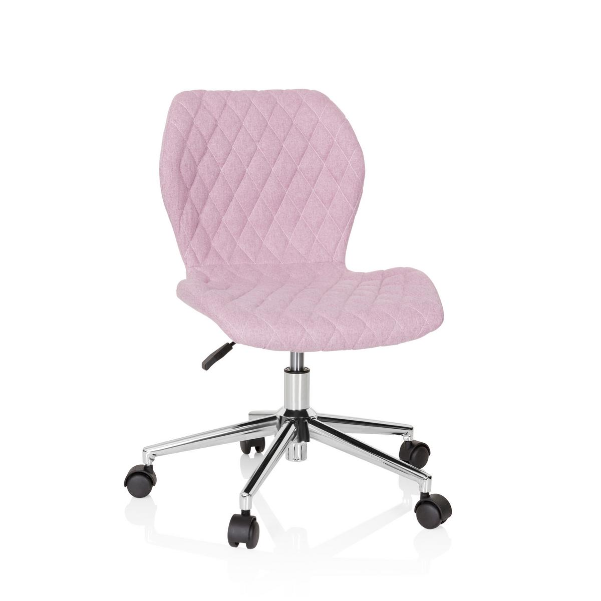 Jugenddrehstuhl Joy II ca. 47x73-83x43 cm Rosa - Rosa, Basics, Kunststoff/Textil (47/73-83/43cm) - MID.YOU