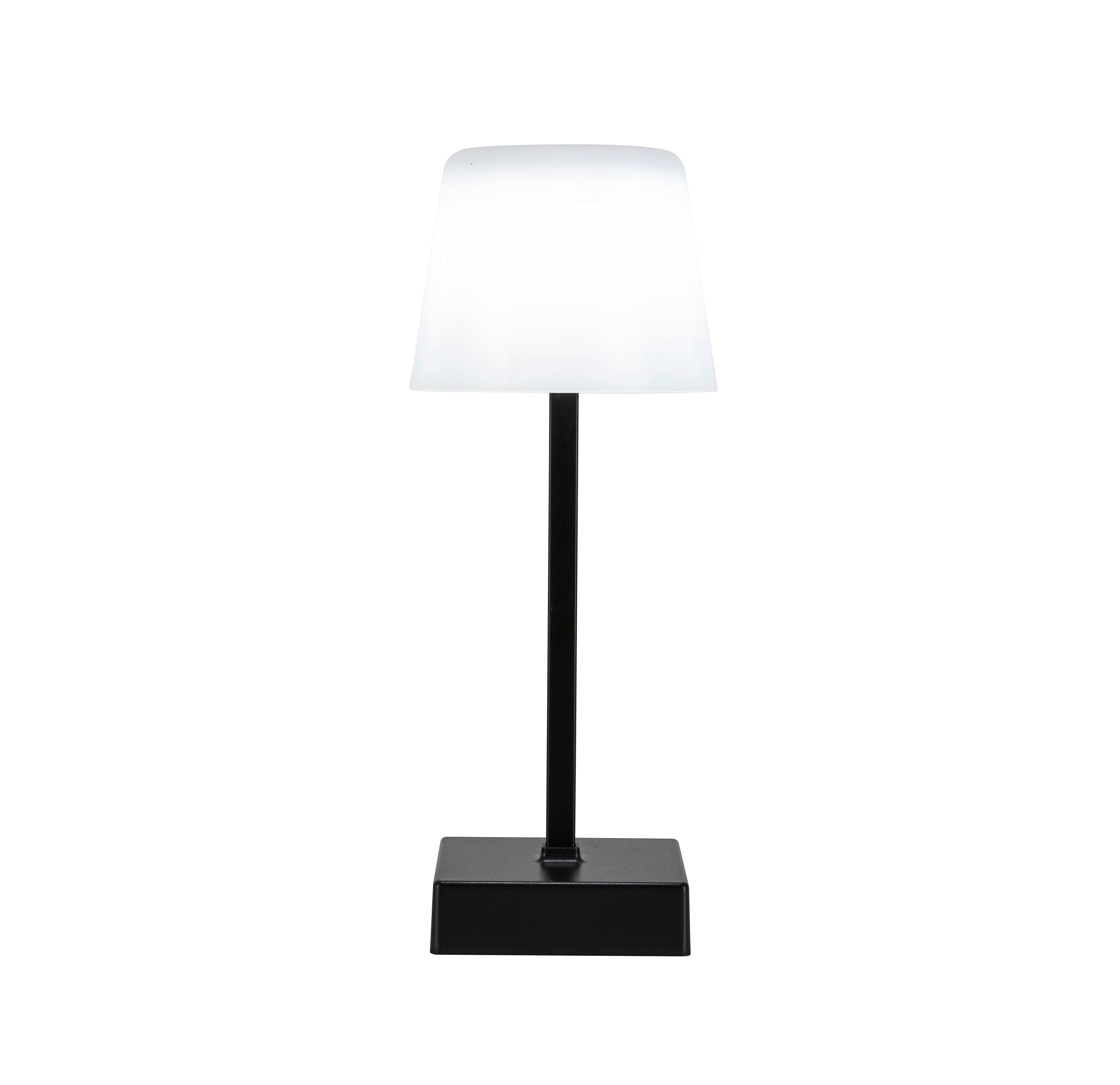 PORTABEL LAMPA EMO - vit/svart, Modern, metall/plast (10,5/25cm) - Mömax