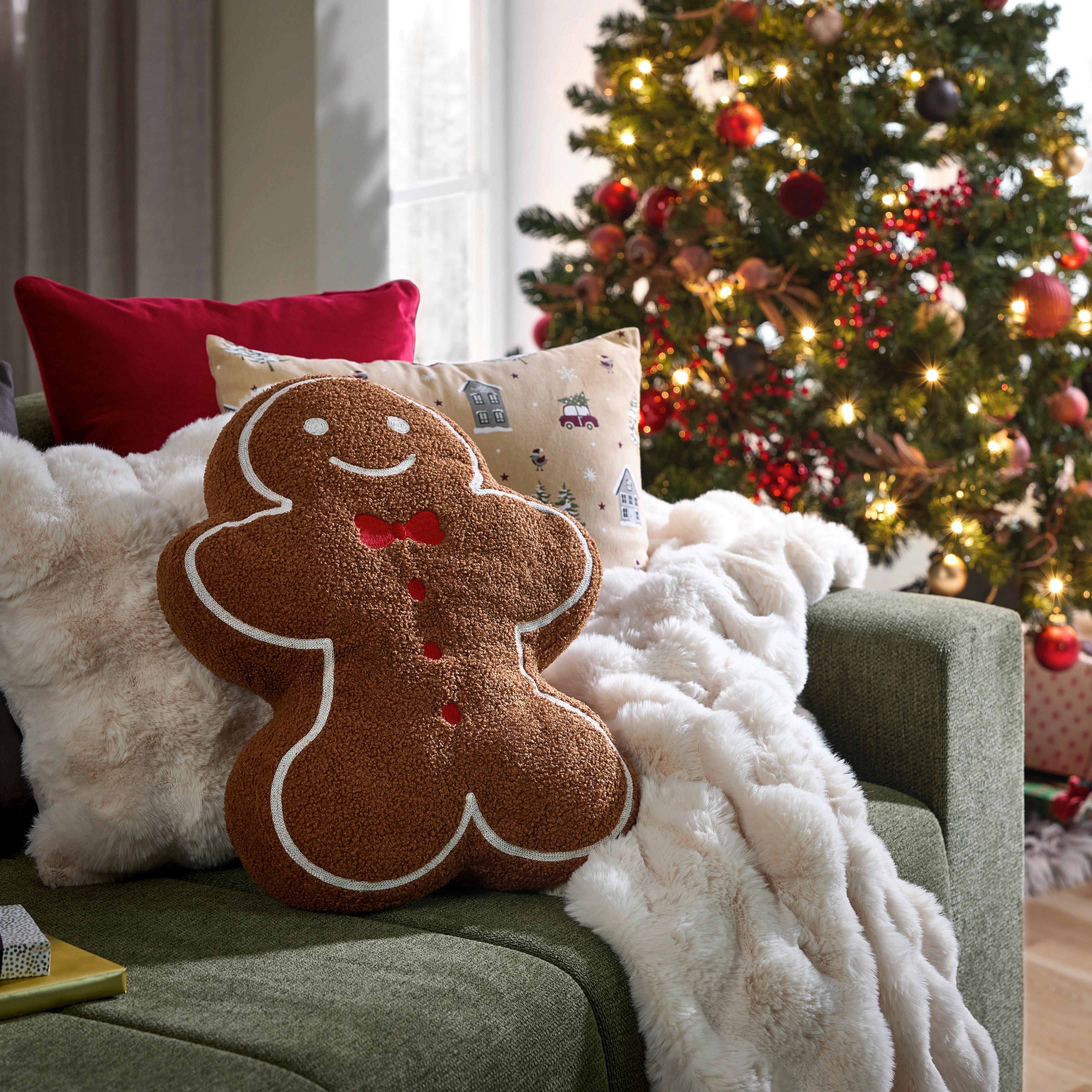 Pernă decorativă Lebkuchen - maro, Konventionell, textil (40/50cm) - Mömax